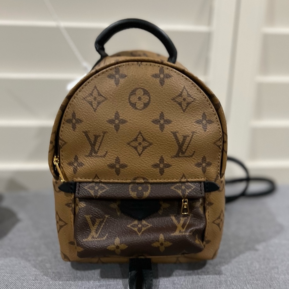 Preowned Authentic Louis Vuitton Psalm Springs mini back pack